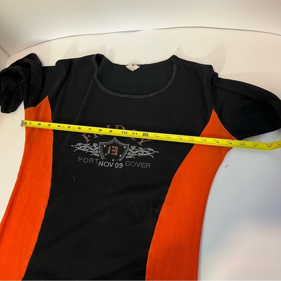 5/$25 Friday 13 Port Dover Nov 09 Oceanic XXL Orange Black Long sleeve Shirt - Picture 7 of 10